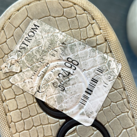 Men’s Jimmy Choo Brown Embossed Leather Croc Sneakers-sz 11 - Picture 4 of 9